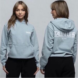 TALENTLESS Women's Light Blue Hoodie